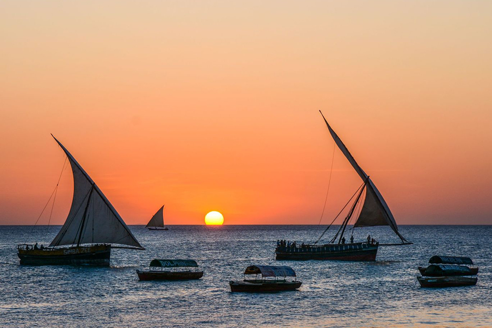 Dhow Sunset Cruise in Zanzibar