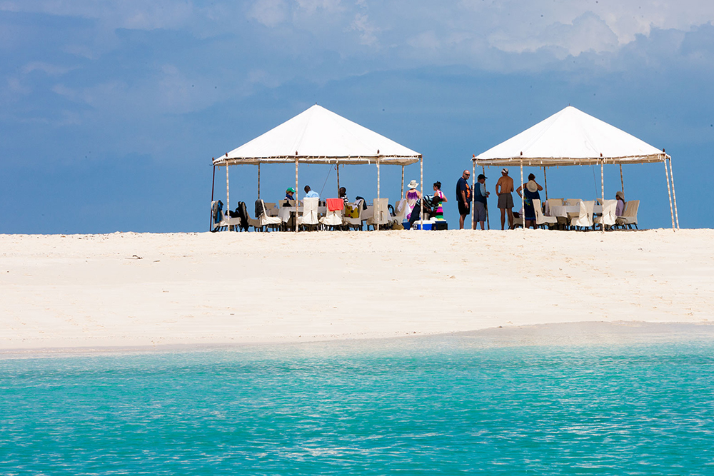 Nakupenda Sandbank Picnic in Zanzibar