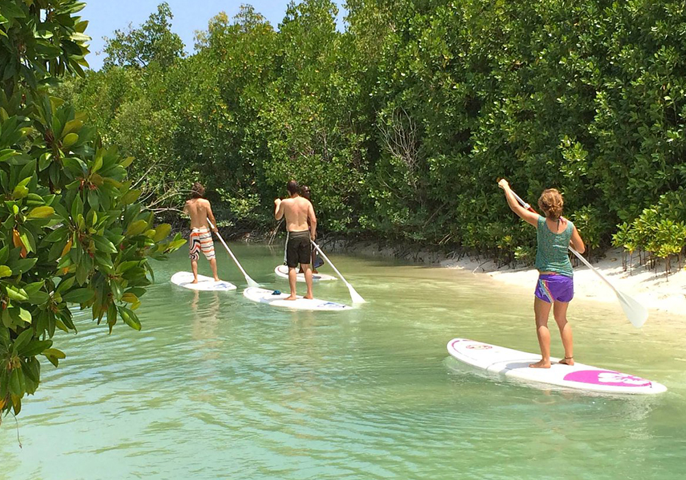 STAND UP PADDLING IN ZANZIBAR