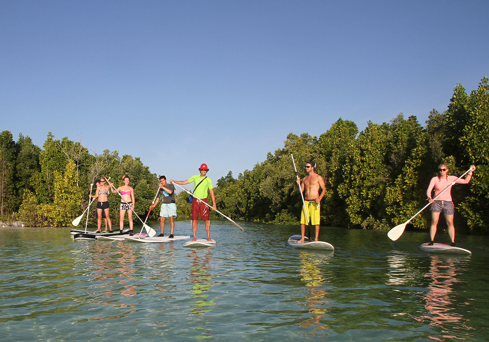 STAND UP PADDLING IN ZANZIBAR